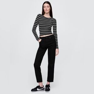 NWT! GAP Black High Rise Cheeky Straight Jeans - Multiple Sizes💙